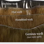 Ultra Thin Straight Genius Weft Light 613 Lightest Blonde 02